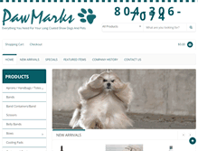 Tablet Screenshot of pawmarks.com